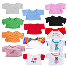 TEDDY BEAR CLOTHES T-SHIRT red